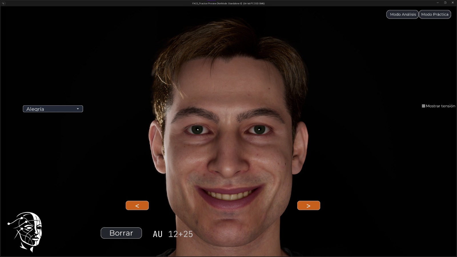 Sonrisa social — AU 12+25